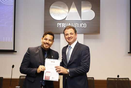 Entrega de carteiras na sede da OAB Pernambuco