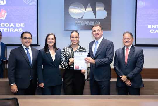 Entrega de carteiras na OAB Pernambuco