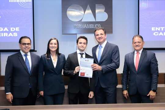 Entrega de carteiras na OAB Pernambuco