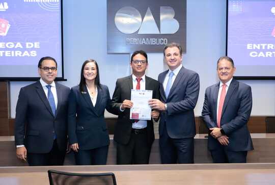 Entrega de carteiras na OAB Pernambuco