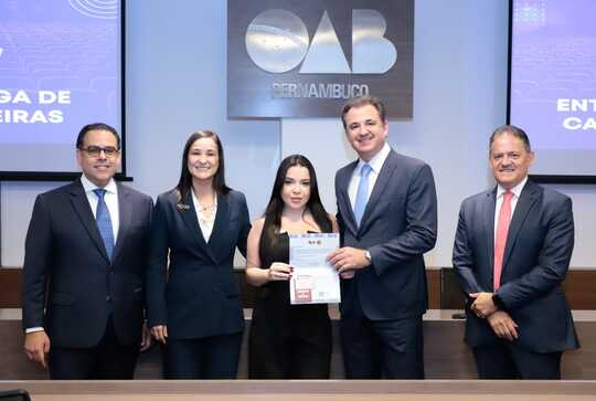 Entrega de carteiras na OAB Pernambuco
