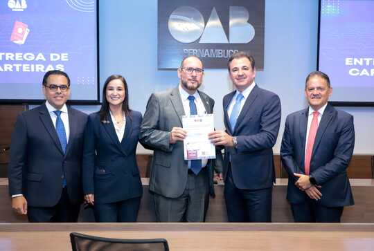 Entrega de carteiras na OAB Pernambuco
