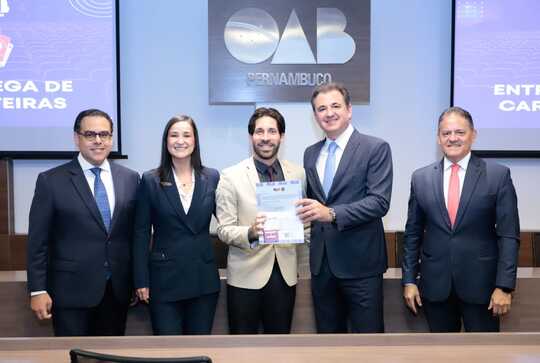 Entrega de carteiras na OAB Pernambuco