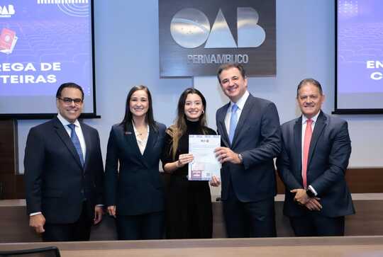 Entrega de carteiras na OAB Pernambuco
