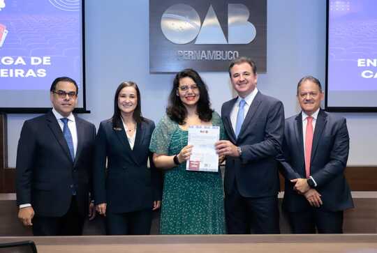 Entrega de carteiras na OAB Pernambuco