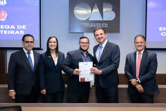 Entrega de carteiras na OAB Pernambuco