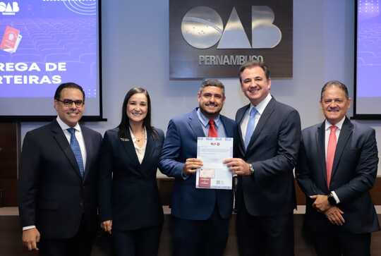 Entrega de carteiras na OAB Pernambuco