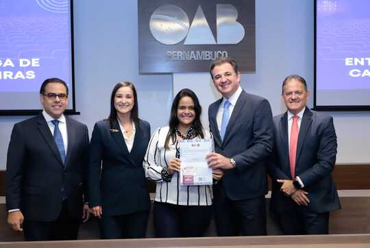 Entrega de carteiras na OAB Pernambuco