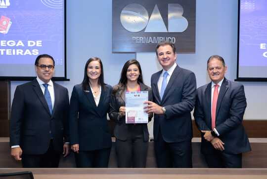 Entrega de carteiras na OAB Pernambuco