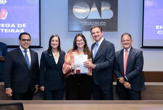 Entrega de carteiras na OAB Pernambuco