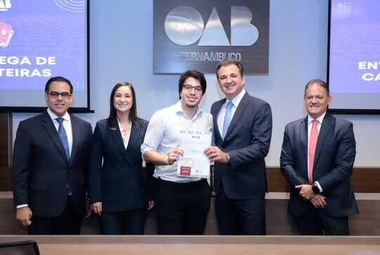 Entrega de carteiras na OAB Pernambuco