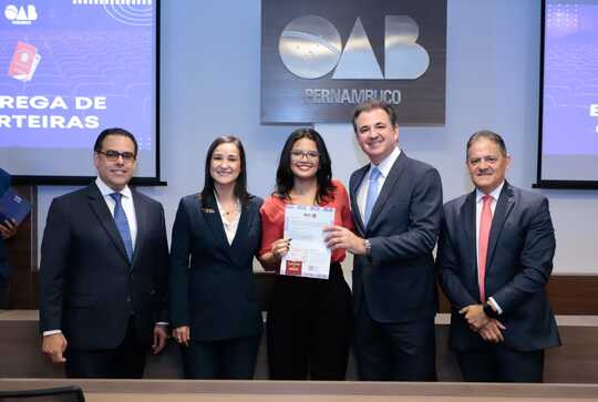 Entrega de carteiras na OAB Pernambuco