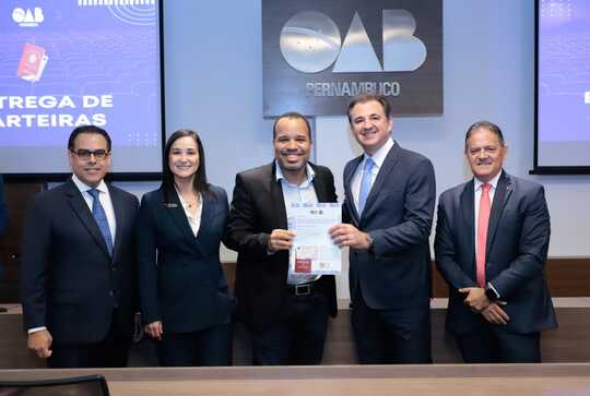 Entrega de carteiras na OAB Pernambuco