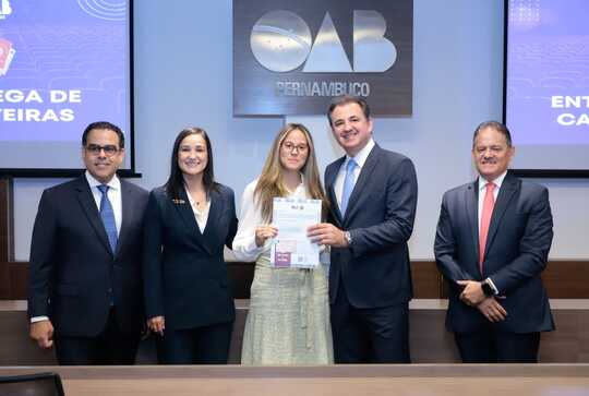 Entrega de carteiras na OAB Pernambuco