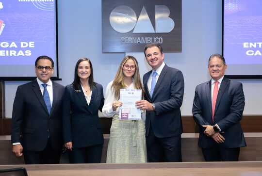 Entrega de carteiras na OAB Pernambuco