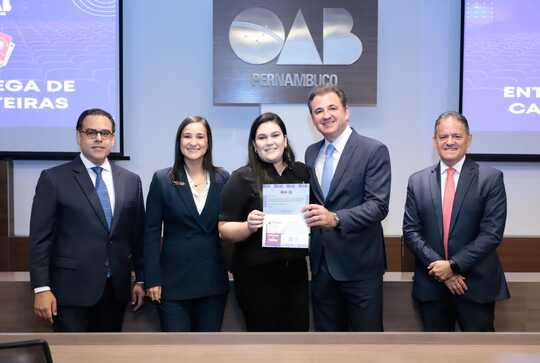 Entrega de carteiras na OAB Pernambuco