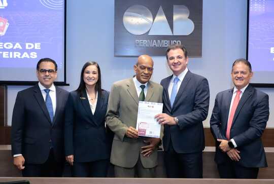 Entrega de carteiras na OAB Pernambuco