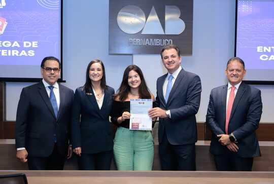 Entrega de carteiras na OAB Pernambuco
