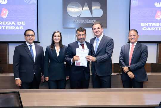 Entrega de carteiras na OAB Pernambuco