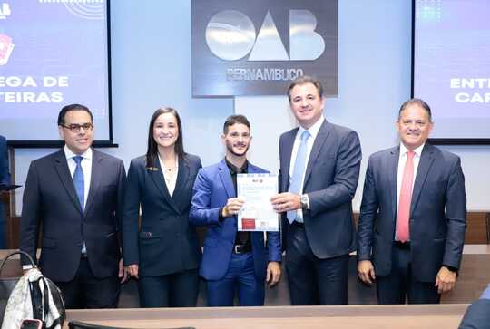 Entrega de carteiras na OAB Pernambuco