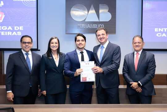 Entrega de carteiras na OAB Pernambuco