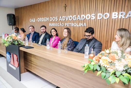 Do Cais ao Sert&atilde;o: Fernando Ribeiro e Ingrid Zanella realizam juramento de novos advogados e advogadas em Petrolina