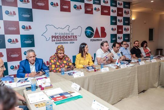 5&ordm; Col&eacute;gio de Presidentes da OAB Pernambuco 