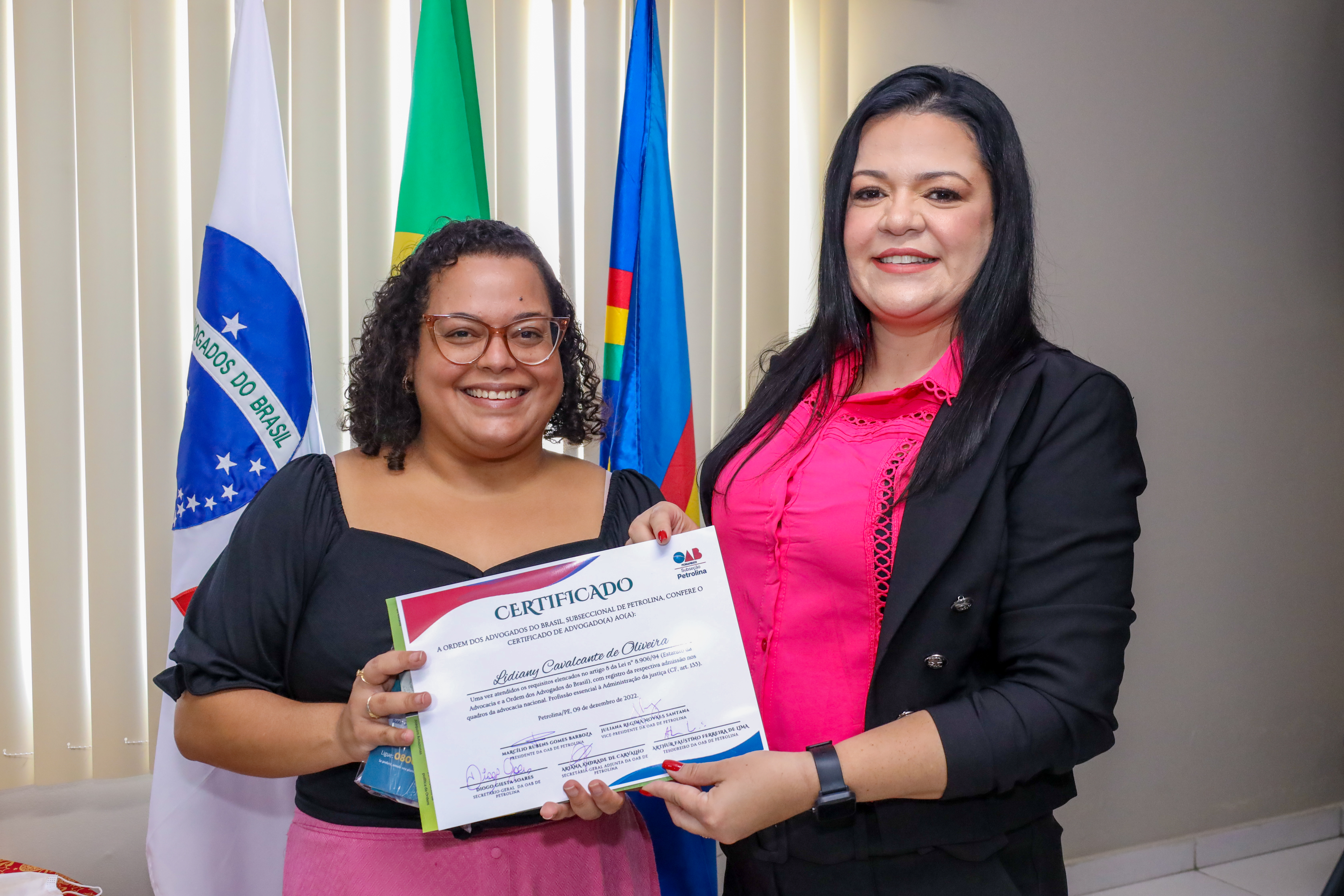 Juramento de novos advogados, advogadas e estagi&aacute;rios da OAB Petrolina