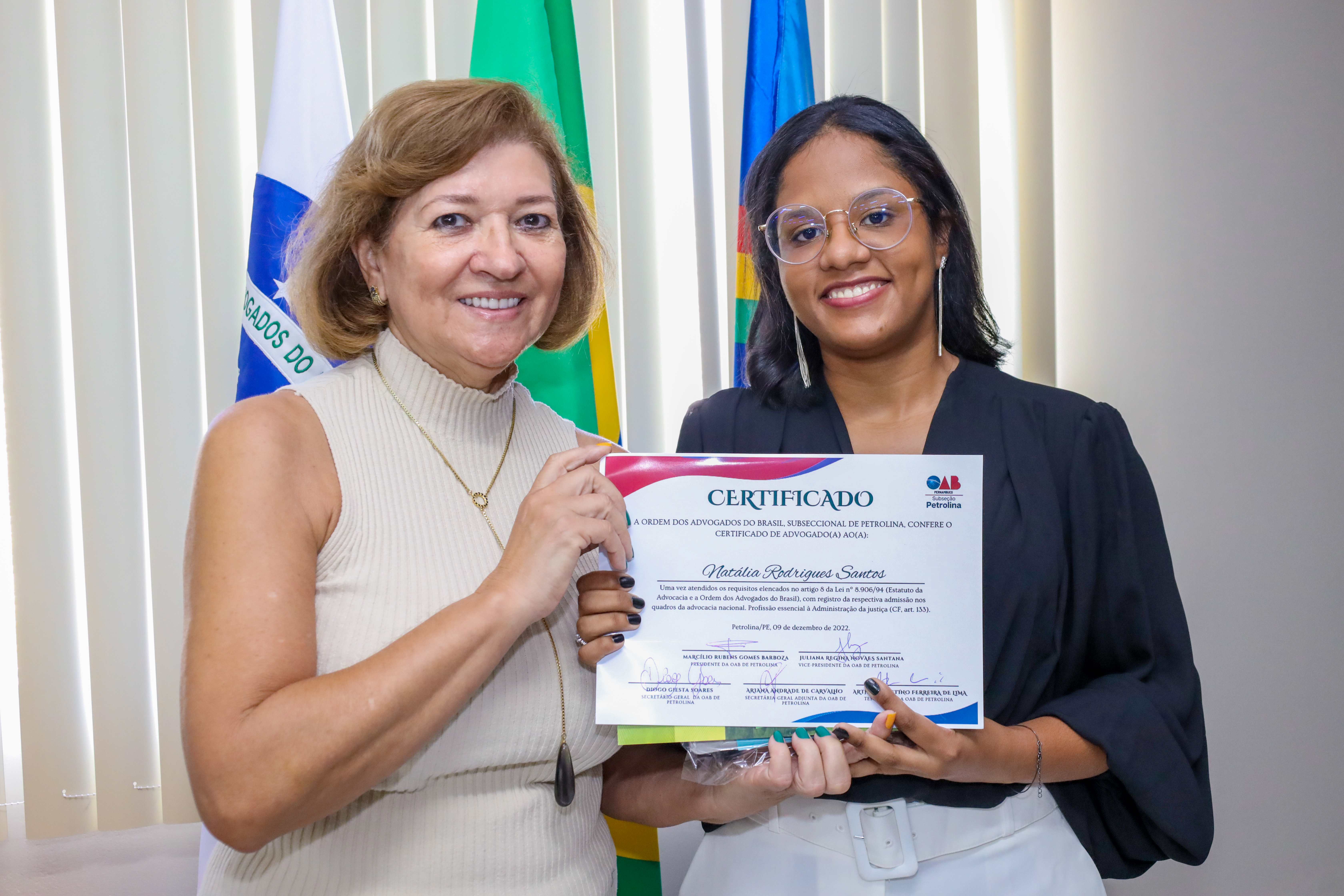 Juramento de novos advogados, advogadas e estagi&aacute;rios da OAB Petrolina