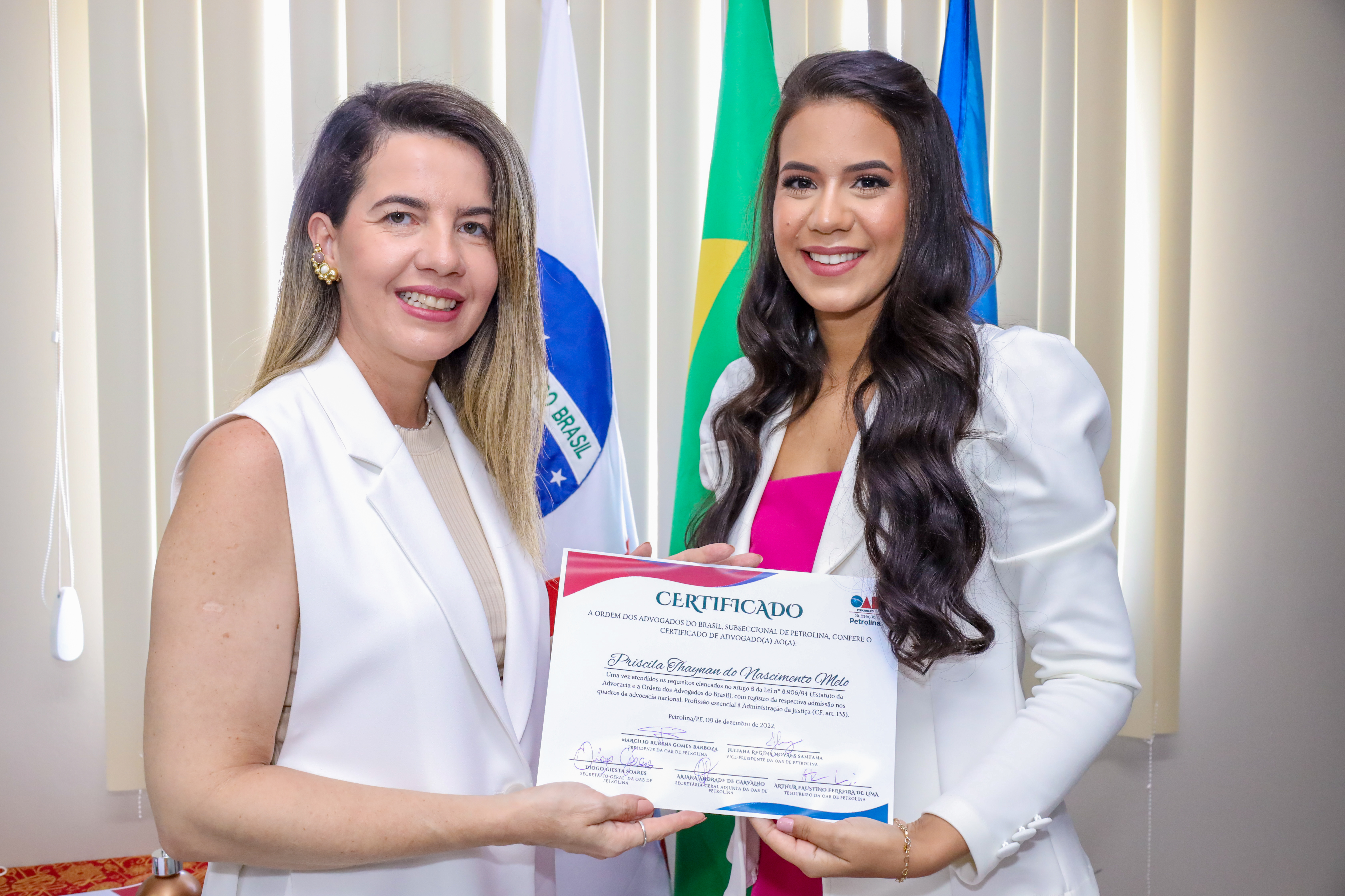 Juramento de novos advogados, advogadas e estagi&aacute;rios da OAB Petrolina