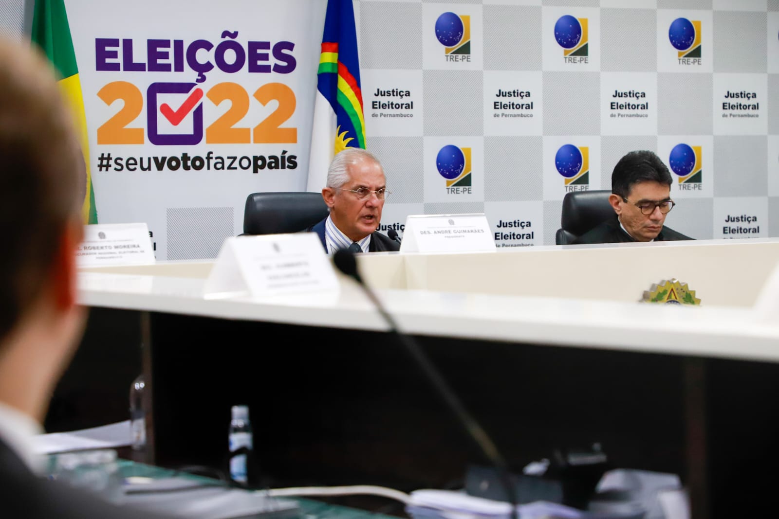 Abertura oficial do Segundo Turno das Elei&ccedil;&otilde;es 2022 no TRE-PE