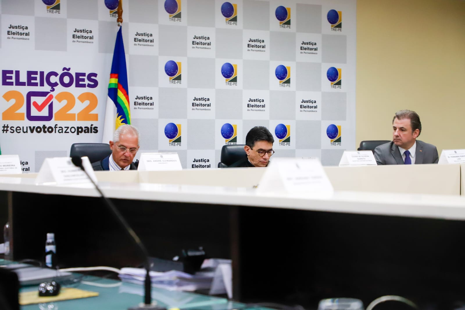 Abertura oficial do Segundo Turno das Elei&ccedil;&otilde;es 2022 no TRE-PE