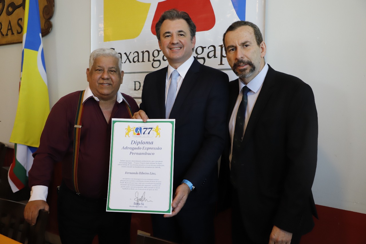 OAB-PE recebe homenagem do Caxang&aacute; Agape