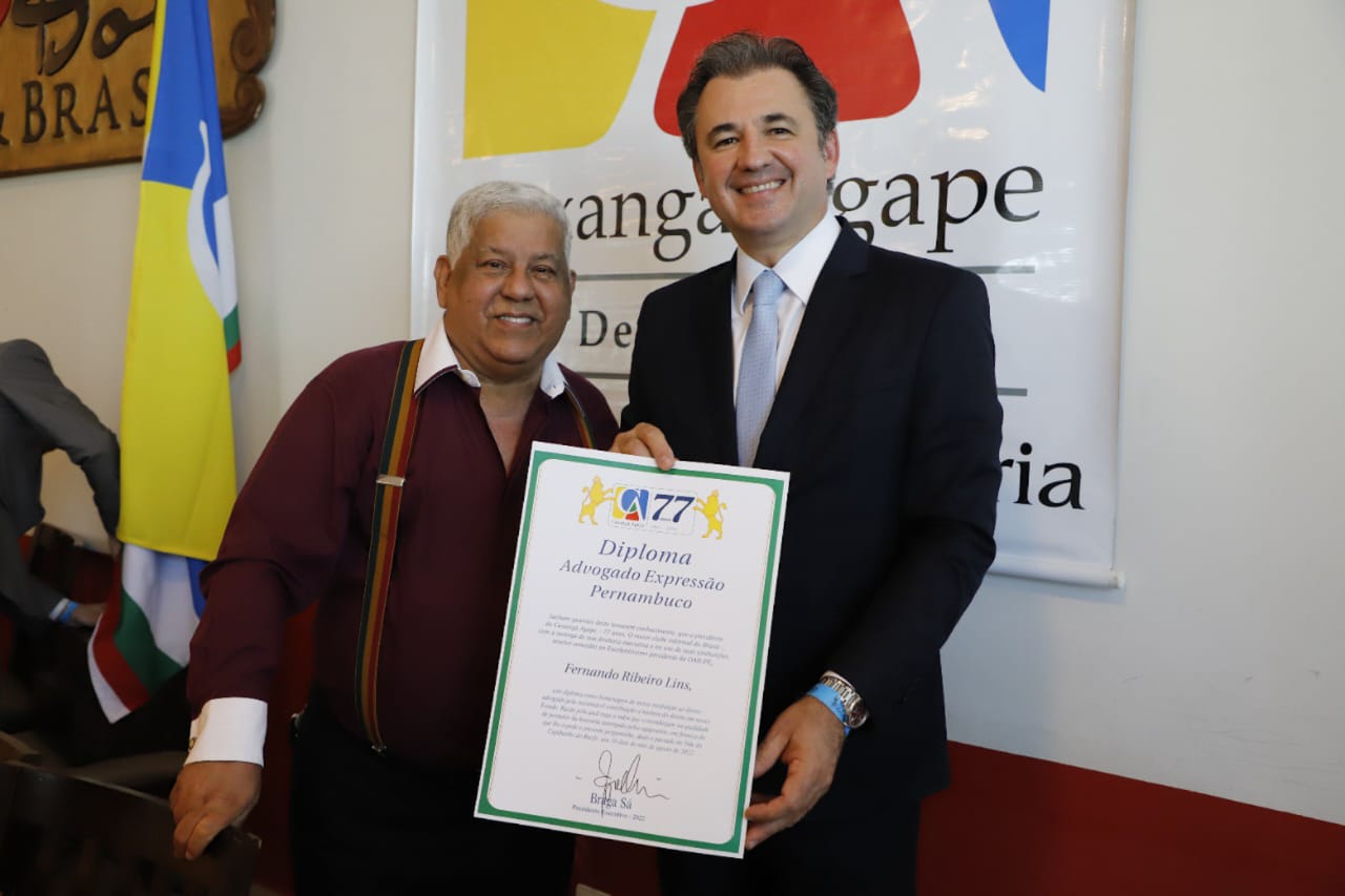 OAB-PE recebe homenagem do Caxang&aacute; Agape