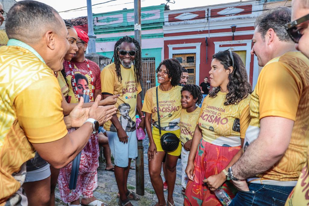 1&ordf; Caminhada Contra o Racismo