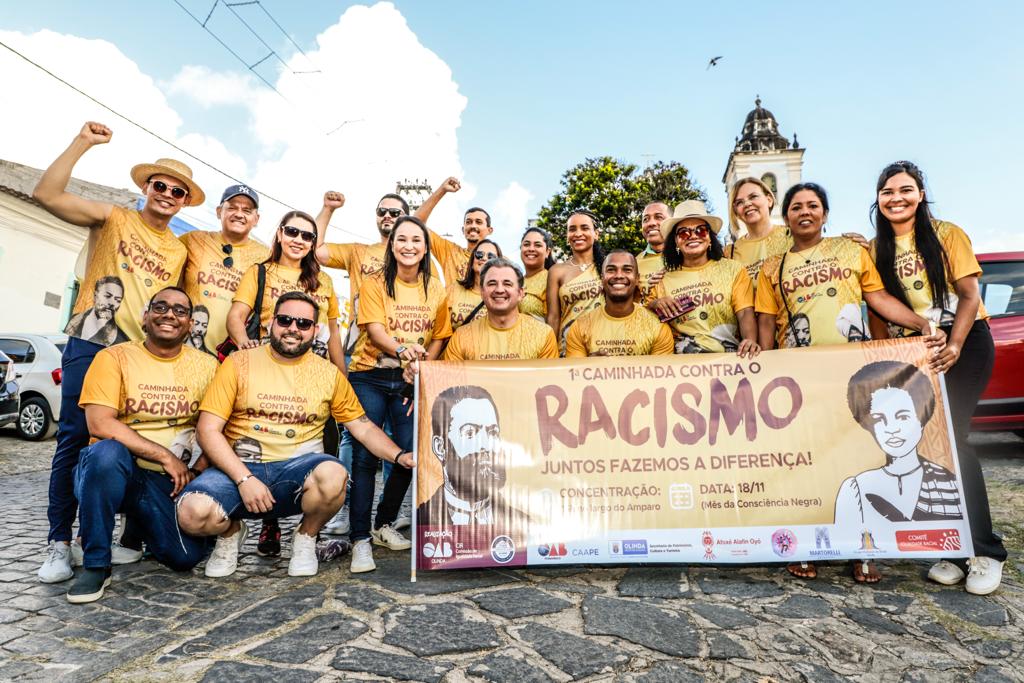 1&ordf; Caminhada Contra o Racismo