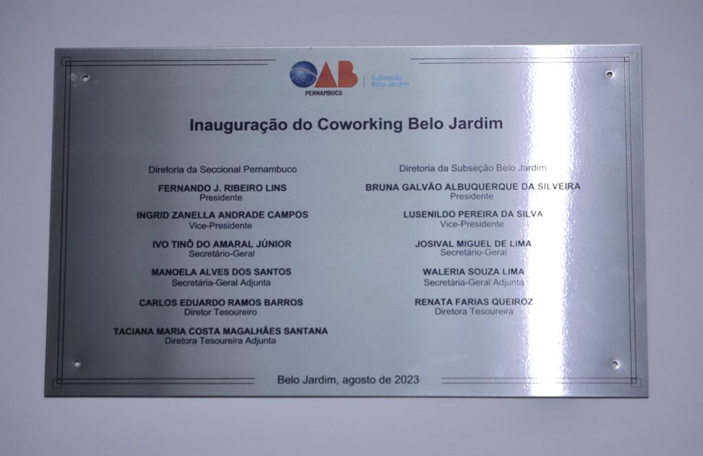 Inaugura&ccedil;&atilde;o Coworking Belo Jardim