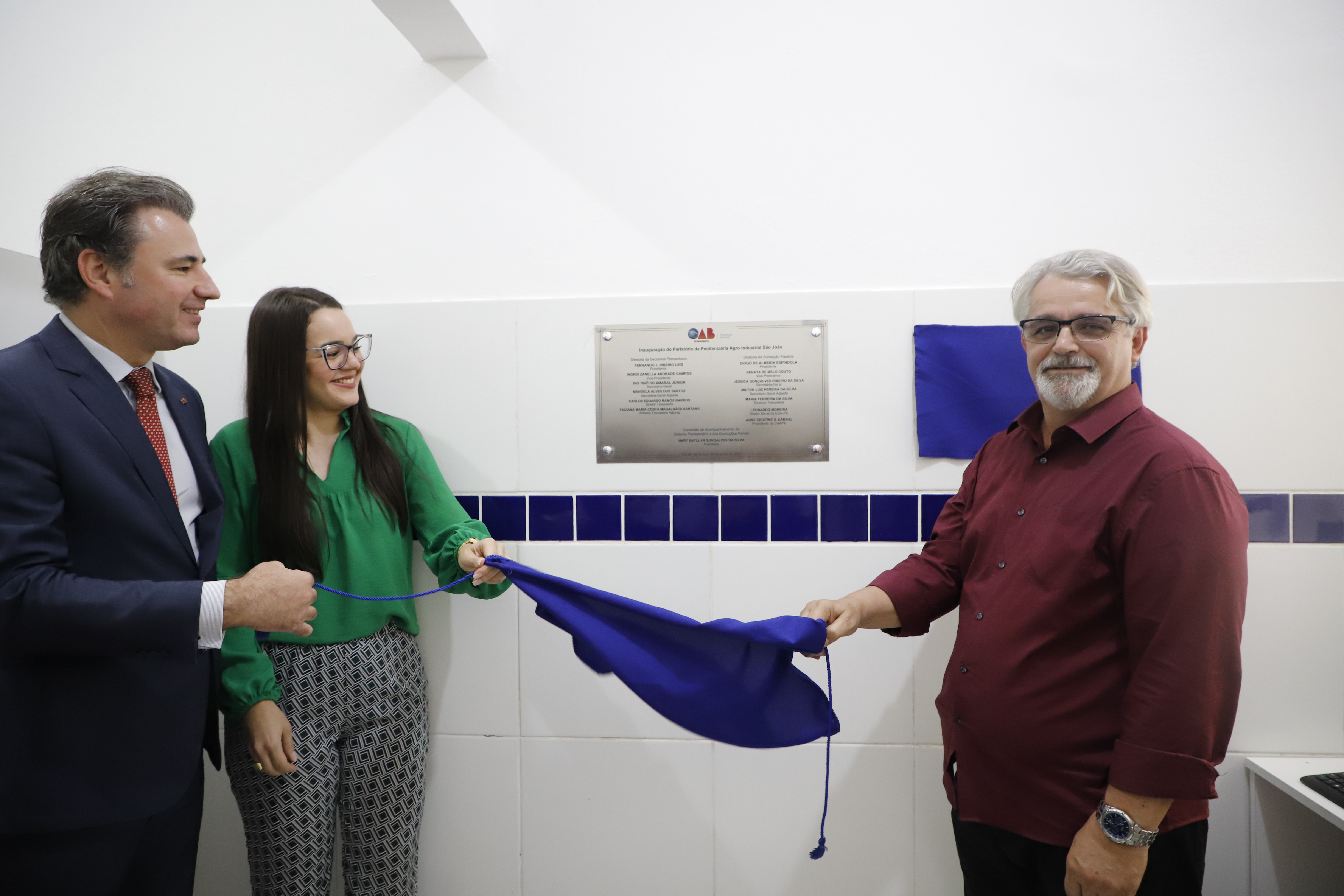 Inaugura&ccedil;&atilde;o de Parlat&oacute;rio e Sala da Advocacia na Penitenci&aacute;ria de Itamarac&aacute; (PAISJ)