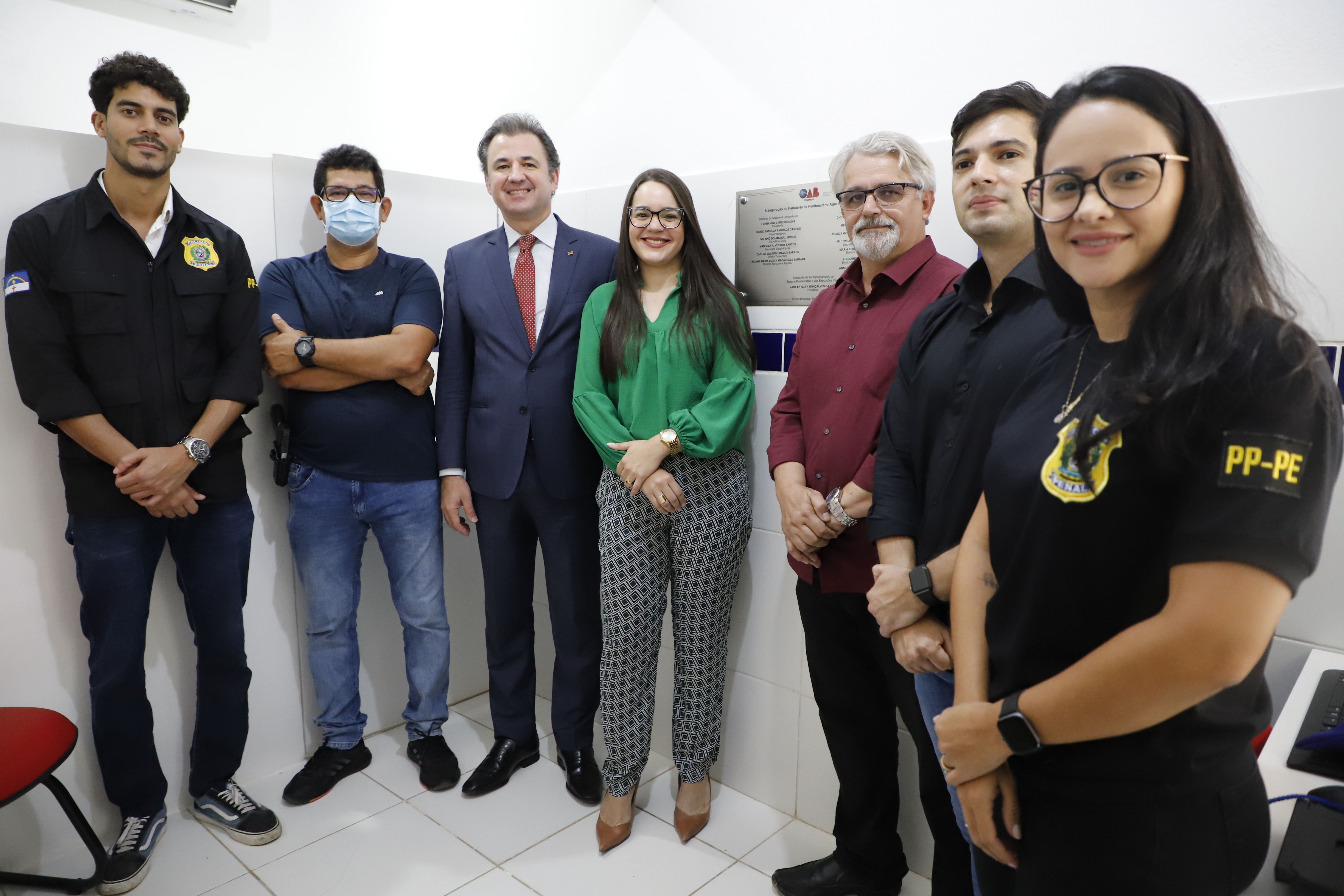 Inaugura&ccedil;&atilde;o de Parlat&oacute;rio e Sala da Advocacia na Penitenci&aacute;ria de Itamarac&aacute; (PAISJ)