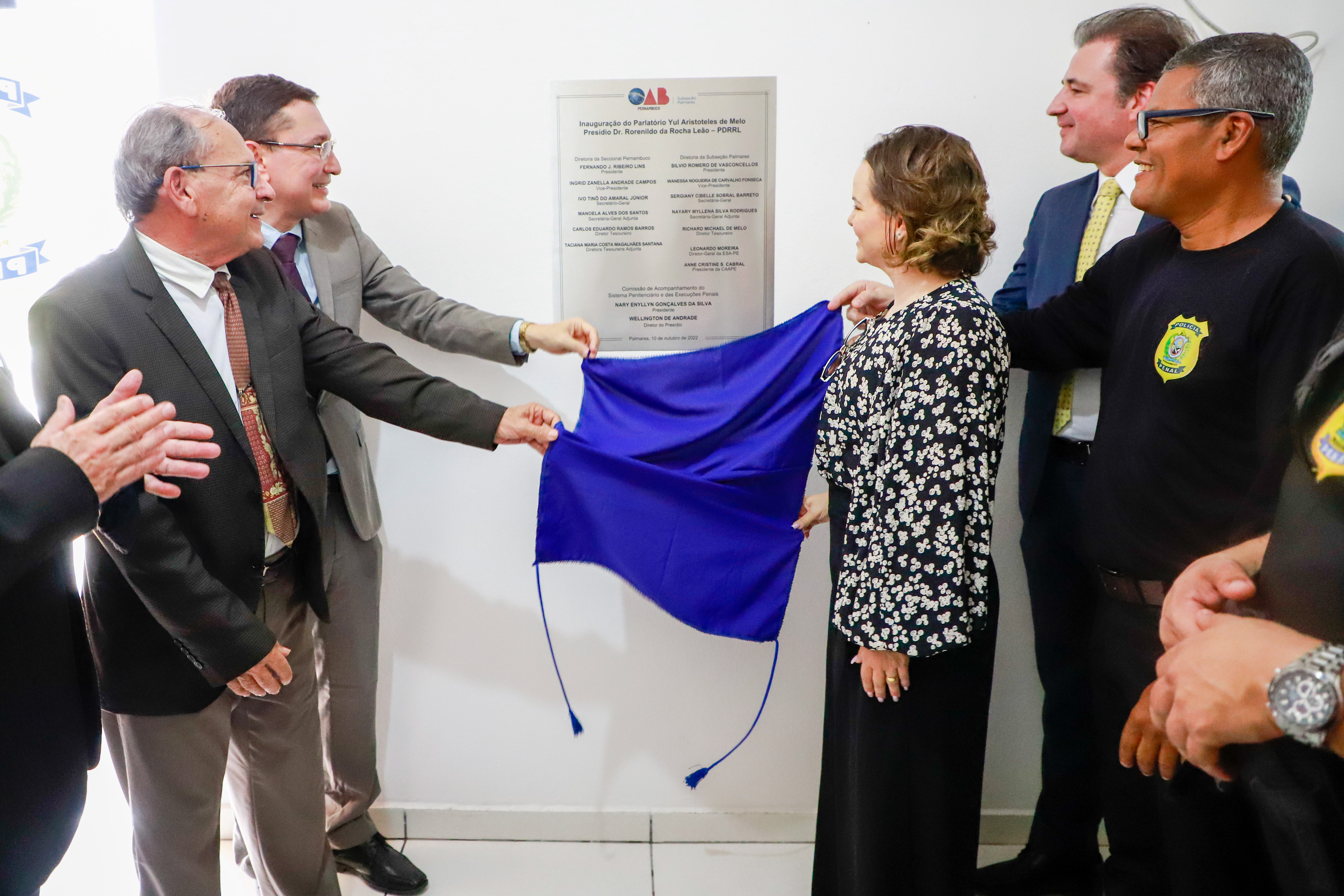 Inaugura&ccedil;&atilde;o de Parlat&oacute;rio no Pres&iacute;dio Rorinildo da Rocha Le&atilde;o, em Palmares