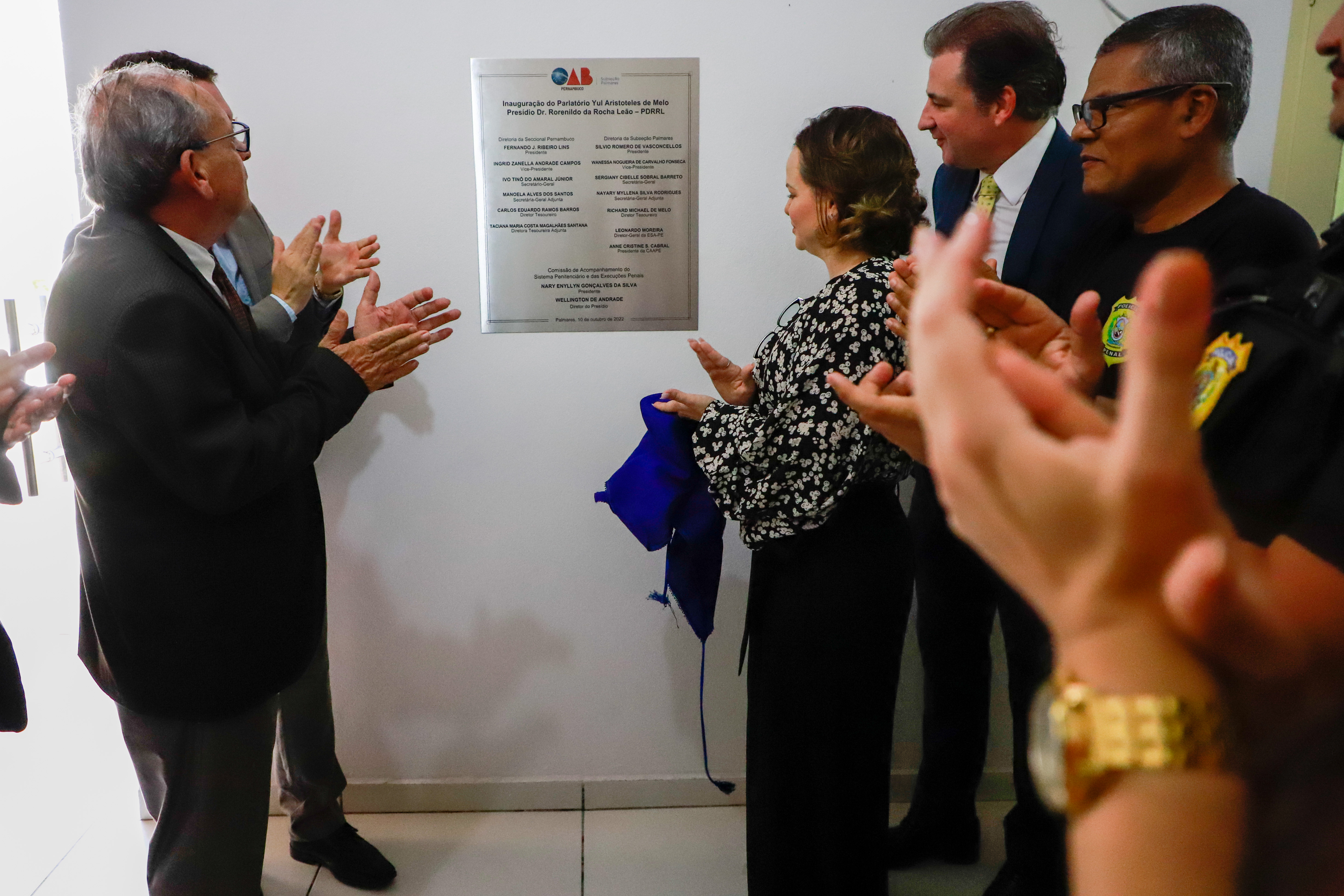 Inaugura&ccedil;&atilde;o de Parlat&oacute;rio no Pres&iacute;dio Rorinildo da Rocha Le&atilde;o, em Palmares