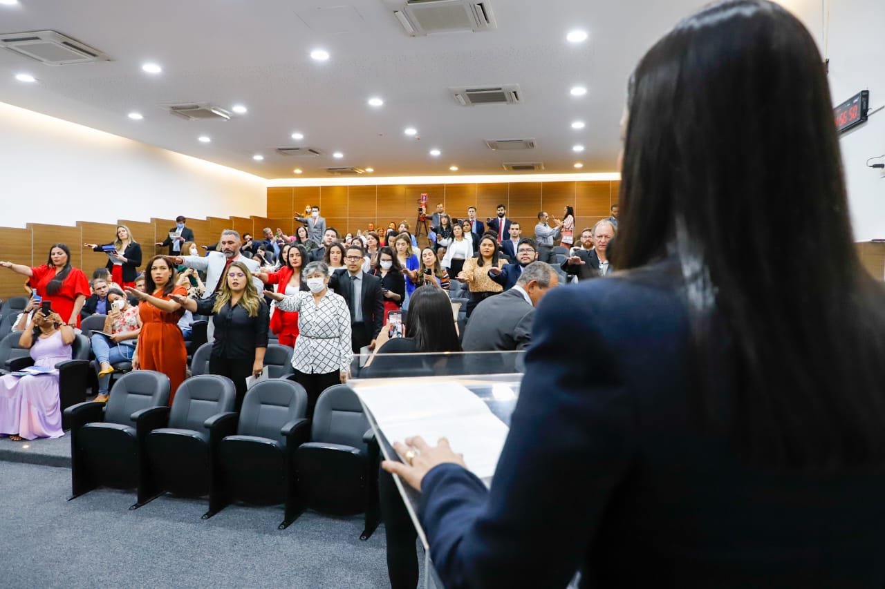 Juramento novos advogados, advogadas e estagi&aacute;rios &ndash; Turma Tarde