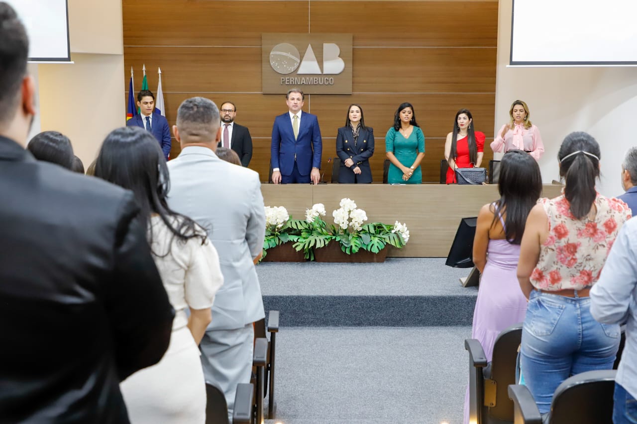 Juramento novos advogados, advogadas e estagi&aacute;rios &ndash; Turma Tarde