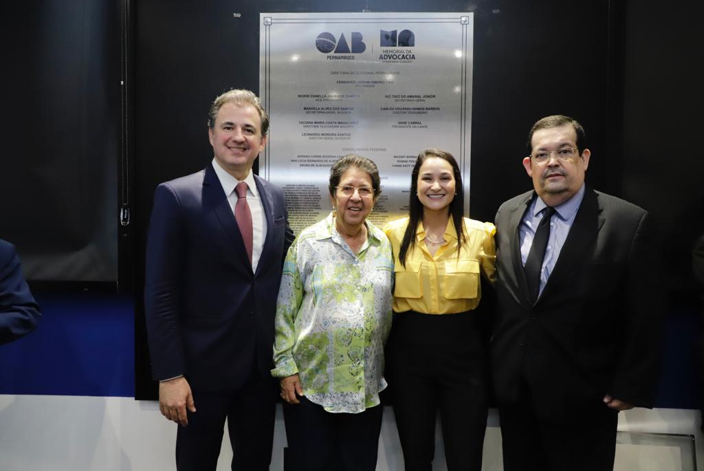 Inaugura&ccedil;&atilde;o do Memorial da Advocacia Fernando Coelho