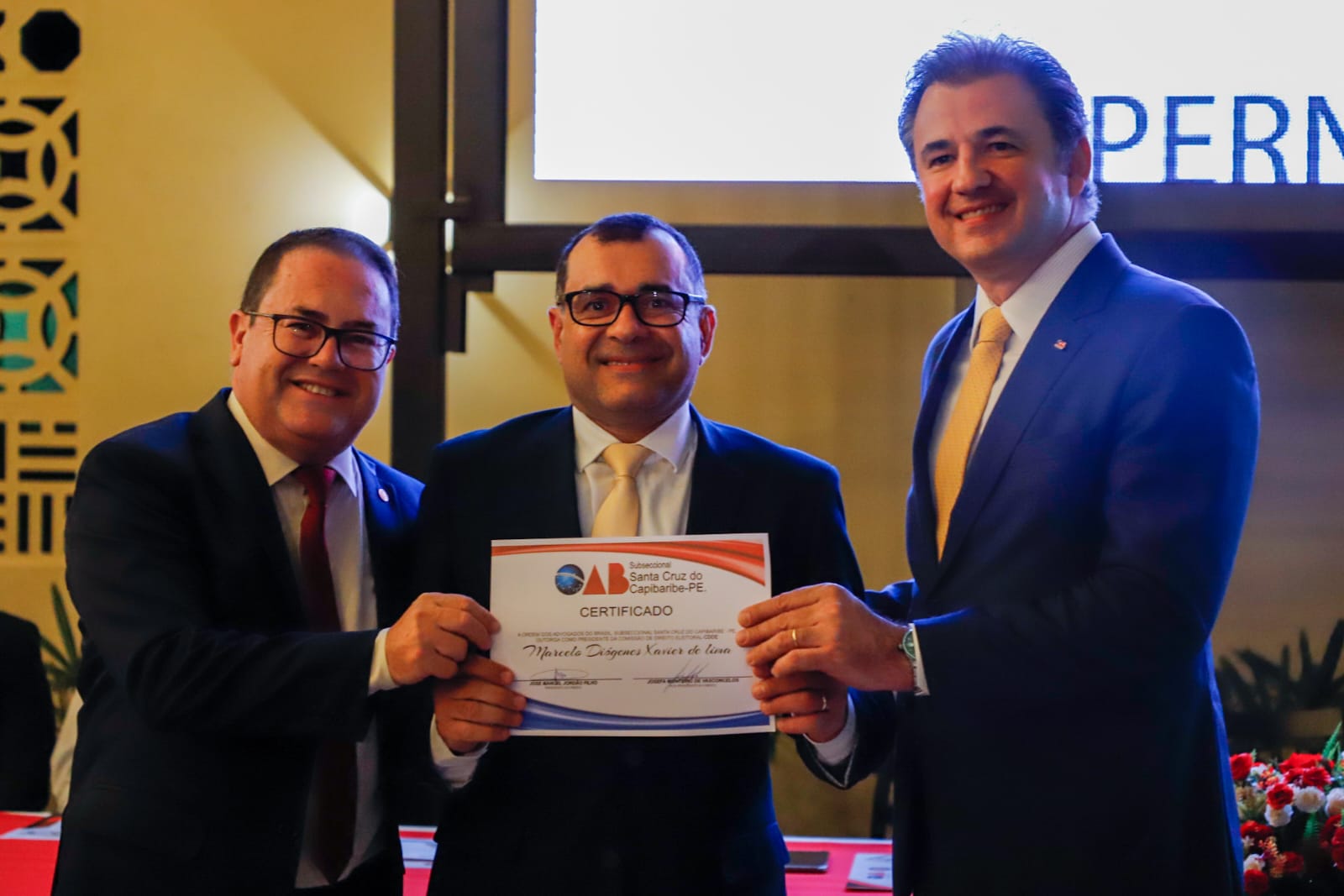 Posse nova diretoria da OAB Santa Cruz Capibaribe