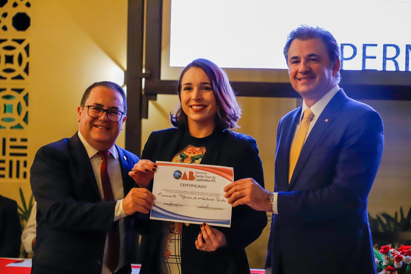 Posse nova diretoria da OAB Santa Cruz Capibaribe