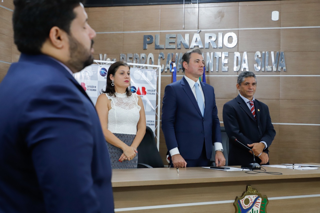 Posse nova diretoria OAB Petrol&acirc;ndia