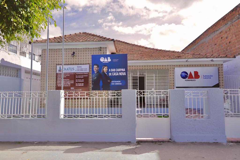 Visita &agrave;s obras da nova sede da OAB Carpina