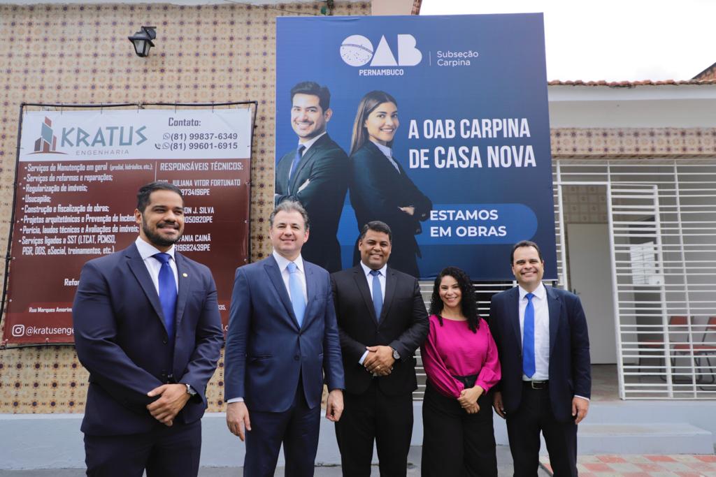 Visita &agrave;s obras da nova sede da OAB Carpina