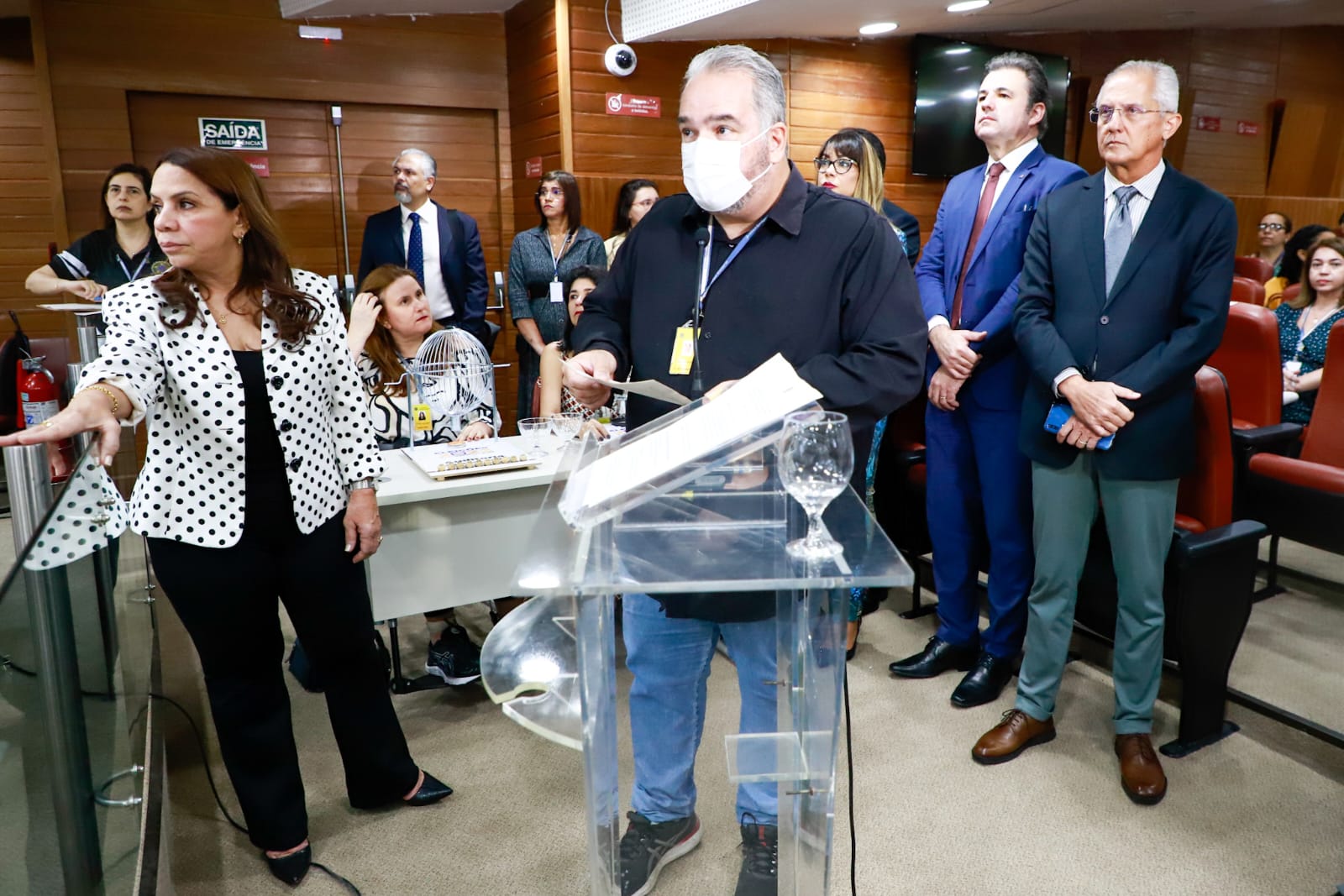 Fernando Ribeiro Lins participa de sorteio de urnas eletr&ocirc;nicas para teste de integridade no TRE-PE